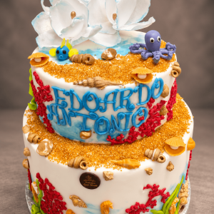 Torta marina a due piani Edoardo Antonio-pasticceria-saint-honore